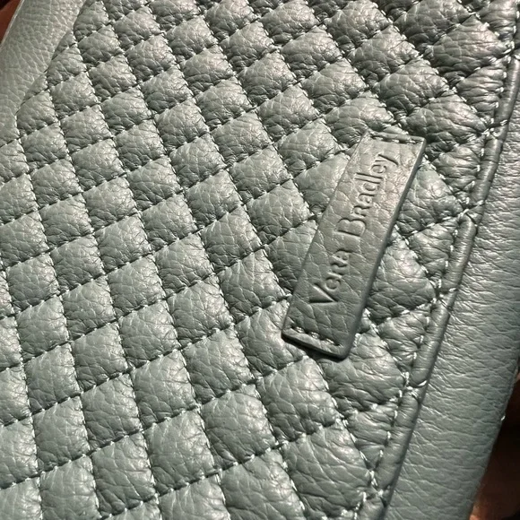 RARE Vera Bradley Leather Crossbody Bag - Picture 7 of 10